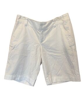 NWT Lilly Pulitzer Resort White Chipper 100% Cotton Bermuda Shorts Size 8